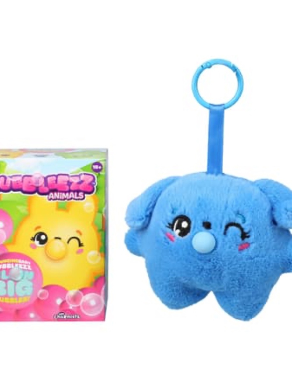 ORB Charmlets Bubbleezz Animals Mystery Squishy Keychain